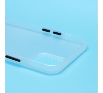 Чехол-накладка - PC091 для "Apple iPhone 12/iPhone 12 Pro" (matte transparent/white) (232332)#2112593