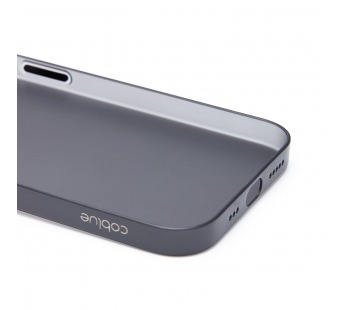 Чехол-накладка - PC091 для "Apple iPhone 14 Pro" (matte transparent/black) (232321)#2112580