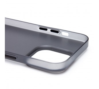 Чехол-накладка - PC091 для "Apple iPhone 14 Pro" (matte transparent/black) (232321)#2112581