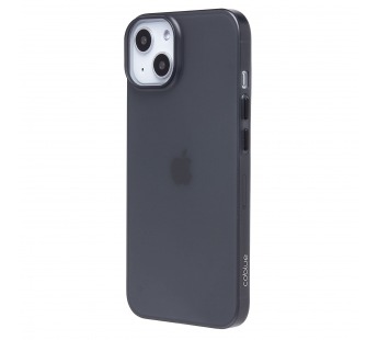 Чехол-накладка - PC091 для "Apple iPhone 14/iPhone 13" (matte transparent/black) (232323)#2027471
