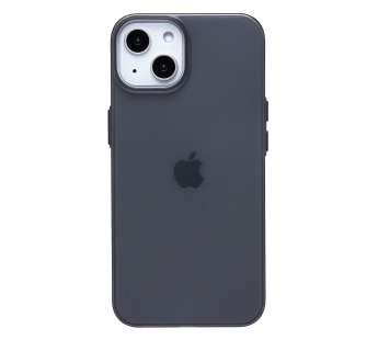 Чехол-накладка - PC091 для "Apple iPhone 14/iPhone 13" (matte transparent/black) (232323)#2027470