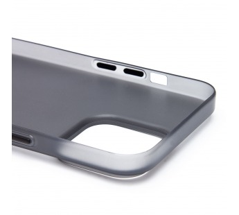 Чехол-накладка - PC091 для "Apple iPhone 15 Pro Max" (matte transparent/black) (232313)#2112573