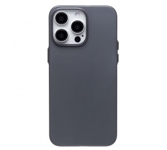 Чехол-накладка - PC091 для "Apple iPhone 15 Pro Max" (matte transparent/black) (232313)#2133497