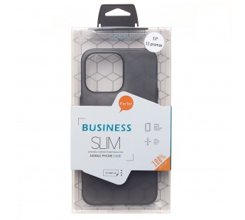 Чехол-накладка - PC091 для "Apple iPhone 15 Pro Max" (matte transparent/black) (232313)#2027478