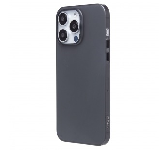 Чехол-накладка - PC091 для "Apple iPhone 15 Pro Max" (matte transparent/black) (232313)#2027477