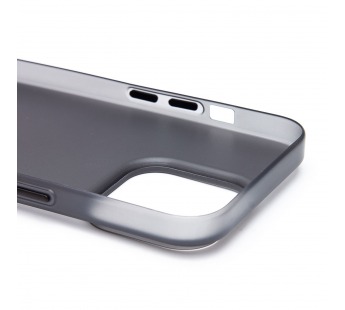 Чехол-накладка - PC091 для "Apple iPhone 15 Pro" (matte transparent/black) (232315)#2112610