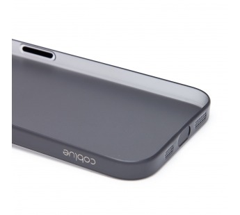 Чехол-накладка - PC091 для "Apple iPhone 15" (matte transparent/black) (232317)#2112605