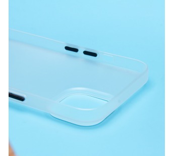 Чехол-накладка - PC091 для "Apple iPhone 15" (matte transparent/white) (232316)#2112603