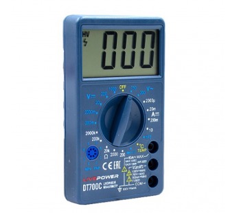 Мультиметр цифровой LIVE-POWER DT700C#2100764