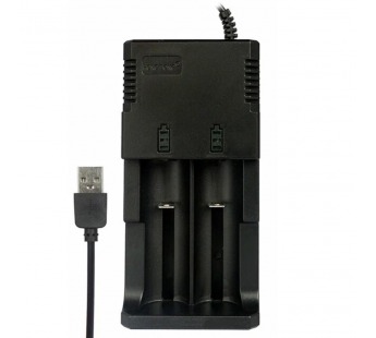 Зарядное устройство для аккумуляторов LP8080 (26650/18650/14500) от USB 5V на 2-слота#2022120