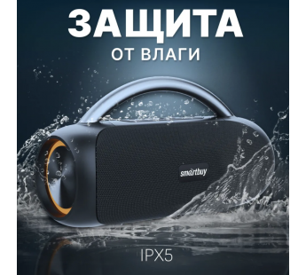 Портативная колонка SMARTBUY MASTER (Bluetooth/MP3/FM/микр/ПДУ/36Вт) черная#2034825