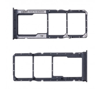 Держатель SIM для Xiaomi Poco C65 (2310FPCA4G) Черный#2065010