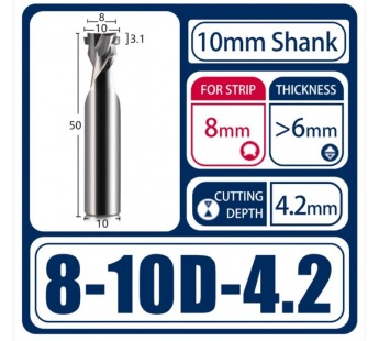 Фреза 8-10D-4,2 для материалов >6 мм, шт#2022432