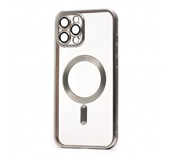 Чехол-накладка - SM027 SafeMag для "Apple iPhone 12 Pro Max" (silver) (232380)#2133393