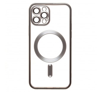 Чехол-накладка - SM027 SafeMag для "Apple iPhone 12 Pro" (silver) (232384)#2028606