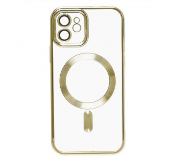 Чехол-накладка - SM027 SafeMag для "Apple iPhone 12" (gold) (232389)#2023016