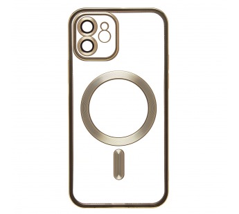 Чехол-накладка - SM027 SafeMag для "Apple iPhone 12" (gold) (232389)#2133389