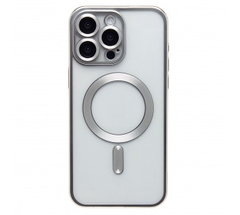 Чехол-накладка - SM027 SafeMag для "Apple iPhone 15 Pro Max" (silver) (232341)#2026505