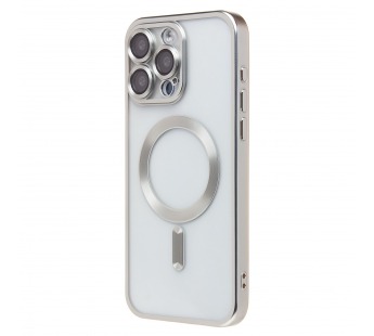 Чехол-накладка - SM027 SafeMag для "Apple iPhone 15 Pro Max" (silver) (232341)#2026506