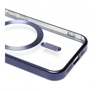 Чехол-накладка - SM027 SafeMag для "Apple iPhone 15 Pro" (blue titanium) (232343)#2102058