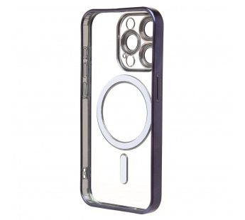 Чехол-накладка - SM027 SafeMag для "Apple iPhone 15 Pro" (blue titanium) (232343)#2025936