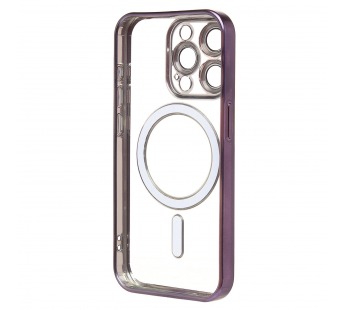 Чехол-накладка - SM027 SafeMag для "Apple iPhone 15 Pro" (dark violet) (232342)#2025933