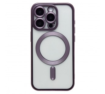 Чехол-накладка - SM027 SafeMag для "Apple iPhone 15 Pro" (dark violet) (232342)#2025931