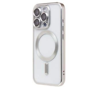 Чехол-накладка - SM027 SafeMag для "Apple iPhone 15 Pro" (silver) (232345)#2025938