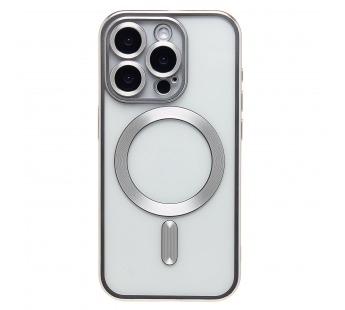 Чехол-накладка - SM027 SafeMag для "Apple iPhone 15 Pro" (silver) (232345)#2025937