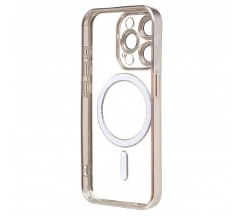 Чехол-накладка - SM027 SafeMag для "Apple iPhone 15 Pro" (silver) (232345)#2025939