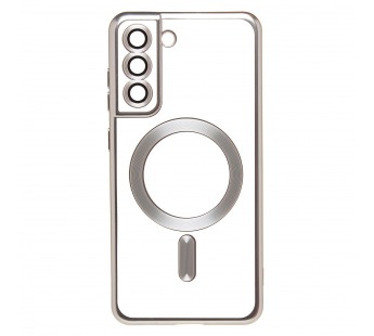 Чехол-накладка - SM027 SafeMag для "Samsung Galaxy S21FE" (silver) (232426)#2028604