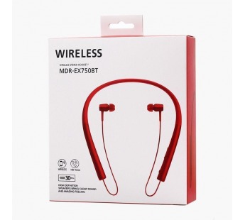 Bluetooth-наушники внутриканальные - MDR-EX750BT (повр. уп.) (red) (234741)#2023208