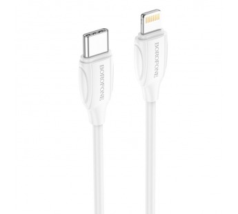 Кабель Type-C - Apple lightning Borofone BX19 (повр. уп) 20W 200см 3A  (white) (234771)#2023134