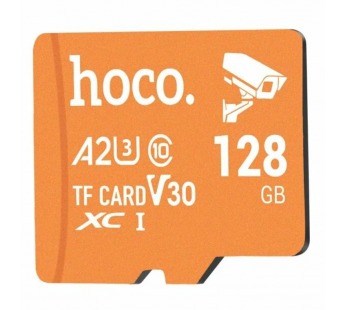 Micro SDXC карта памяти HOCO 128ГБ A2 Class 10, для видеонаблюдения#2023158