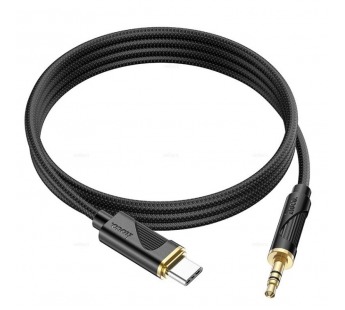 Кабель AUX HOCO UPA30 Type-C - 3.5mm AUX (черный)#2023155