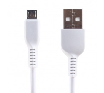 Кабель USB - micro USB Hoco X20 (повр. уп.) 200см 2A  (white) (234801)#2023971