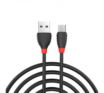 Кабель USB - micro USB Hoco X27 Excellent (повр. уп.) 120см 2,4A  (black) (234792)#2023962