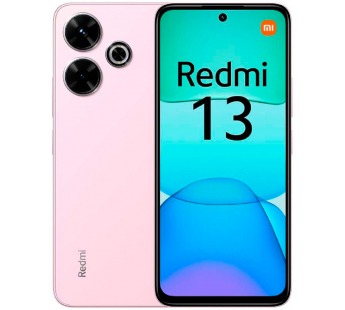 Смартфон Xiaomi Redmi 13 6Gb/128Gb Pink (6.79"/100МП/4G/NFC/5030mAh)#2024117