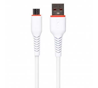 Кабель USB - micro USB SKYDOLPHIN S54V (повр. уп.) 100см 2,4A  (white) (234869)#2030884