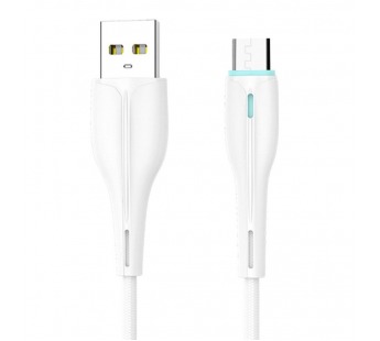 Кабель USB - micro USB SKYDOLPHIN S48V (повр. уп.) 100см 3A  (white) (234883)#2025041