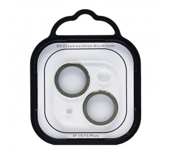 Защитное стекло для камеры - СG05 для "Apple iPhone 15/15 Plus" (green)(231383)#2134968