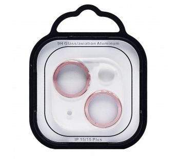 Защитное стекло для камеры - СG05 для "Apple iPhone 15/15 Plus" (pink)(231381)#2134965