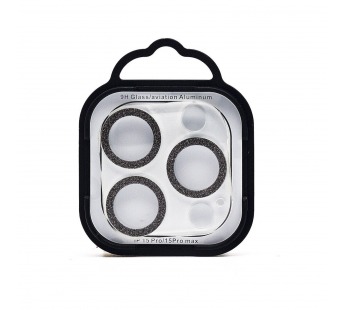 Защитное стекло для камеры - СG06 для "Apple iPhone 15 Pro/15 Pro Max" (black)(231410)#2140376