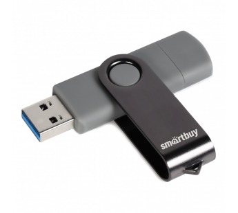 Флеш-накопитель USB 3.0 128GB Smart Buy Twist Dual Type-C/Type-A#2036198