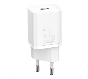 СЗУ Baseus Super Si Quick Charger (1-Type -C 30W) (белый) (CCSUP-J02)#2049338