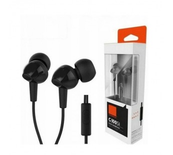 Проводные наушники 3.5 JBL TUNE С100SI ORG черные#2055619