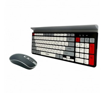 Комплект клавиатура+мышь мультимедийный SmartBuy 201359AG черный/серый/белый (SBC-201359AG-KW)#2025381