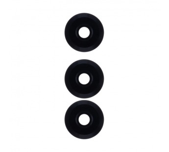 Стекло камеры для Tecno Spark 20 (KJ5) (комплект 3 шт.) Черный#2071310