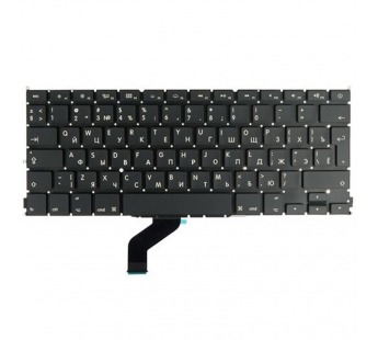 Клавиатура для ноутбука MacBook Pro 13" A1425 (2012-2013, Г-образный Enter RU) Черный#2071228