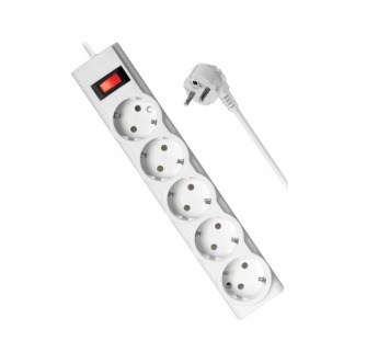 Сетевой фильтр DEFENDER ILS 353 3,0 м, белый, 5 розеток#2112392